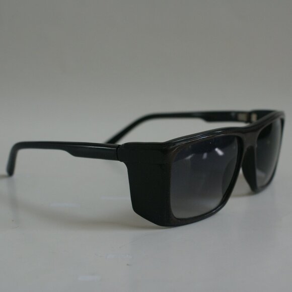 NWT Tru-Vintage 90's Plastic Rectangle w/Side Shield Sunglasses (S.Black) - Picture 2 of 5